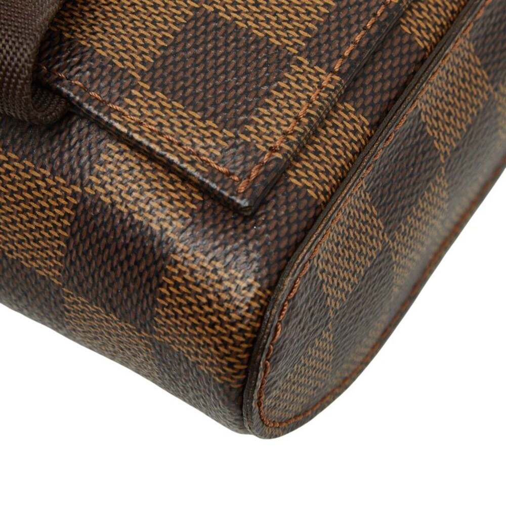 LOUIS VUITTON Authentic Brown Damier Leather Hobo Bag - Picture 6 of 12
